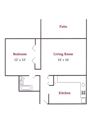 Southgate one bedroom ranch