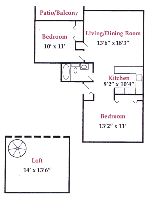 Two bedroom deluxe w/ Loft
