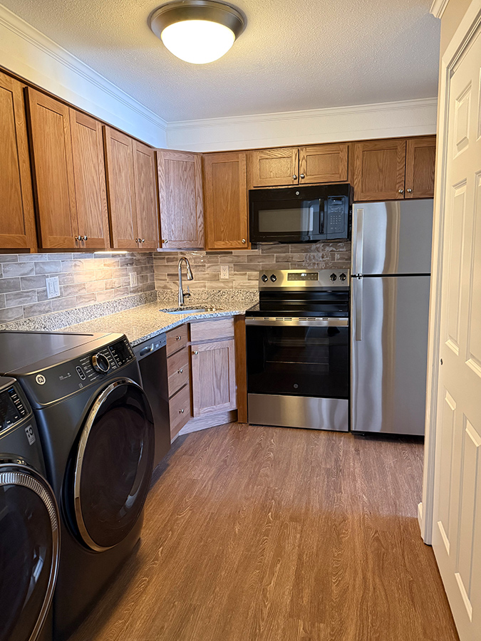 Kitchen and laundry units