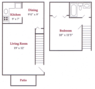 Townhouse floorplan